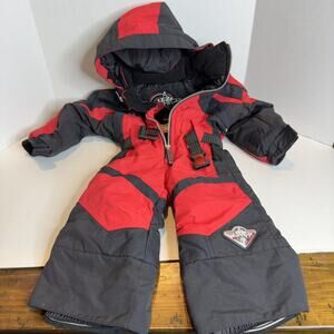 Obermeyer I-Grow Red Kids Size 1 -Ski Suit One Piece